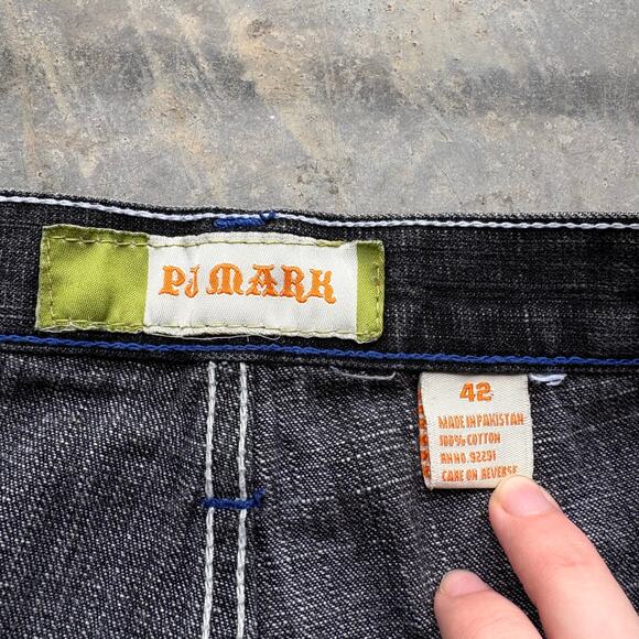 Crazy Vintage Baggy Wild Embroidered‎ Y2K Jeans - Picture 5 of 6